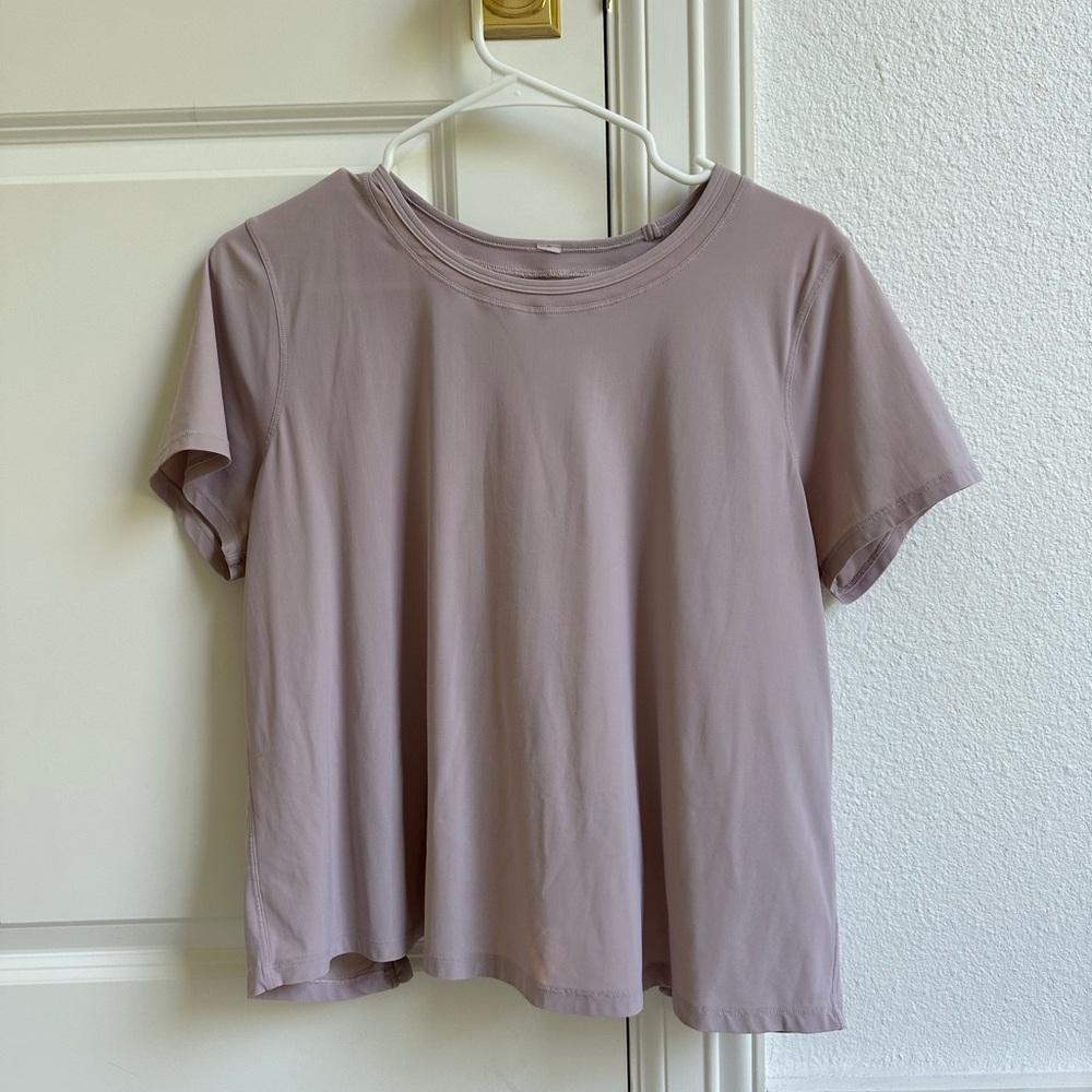 lululemon athletica Women's Short Sleeve Top - Purple